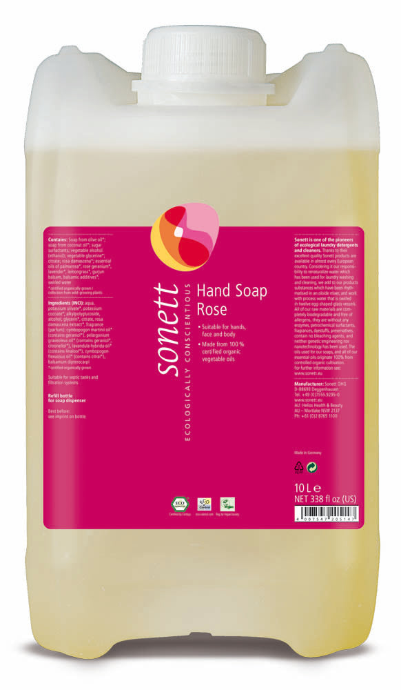 SAPUN LICHID/GEL DE DUS ECOLOGIC - TRANDAFIRI 10L
