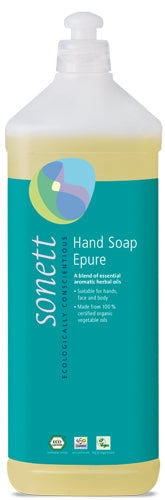 SAPUN LICHID/GEL DE DUS ECOLOGIC - 7 ESENTE EPURE 1L