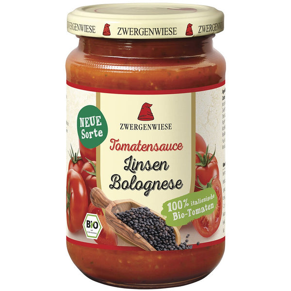 Sos Bolognese bio cu  tomate si linte, 340ml