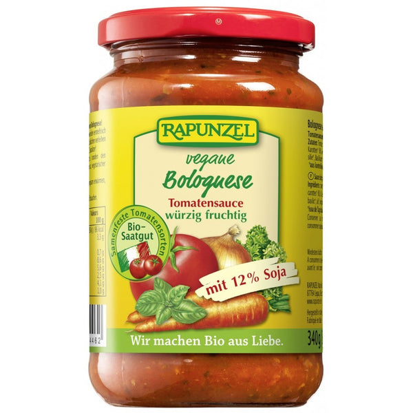 Sos de tomate Bolognese vegetarian cu soia, 340g