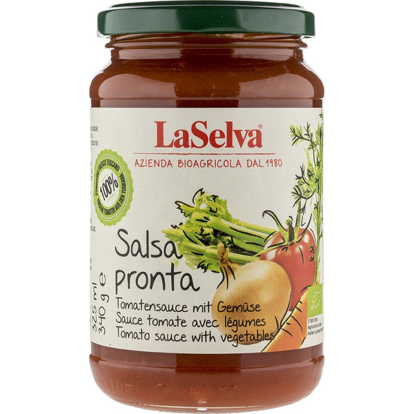 Sos rosii cu legume bio Salsa Pronta, 340g