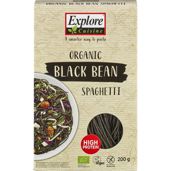 Spaghetti din soia neagra bio fara gluten, 200g