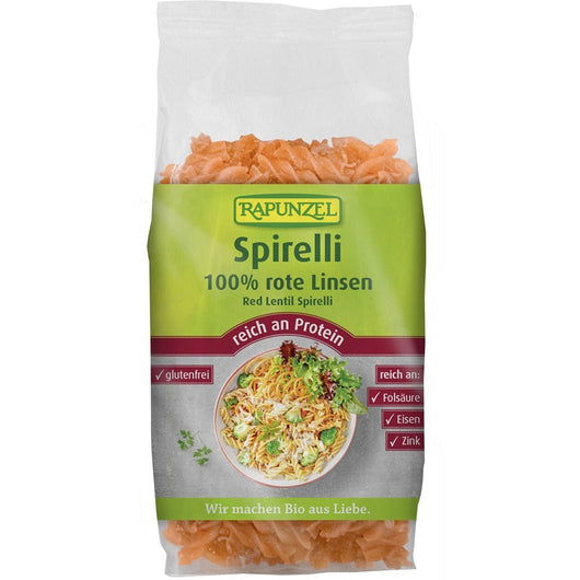 Black Friday - Reduceri Spirelli din linte rosie fara gluten, 300g Promotie - Bioshops.ro