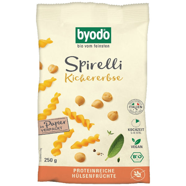 Spirelli bio din naut fara gluten, 250g