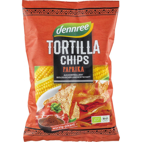 Tortilla chips cu ardei eco, 125g