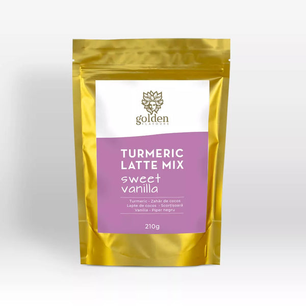 Turmeric Latte Mix Sweet Vanilla 210 g | Golden Flavours