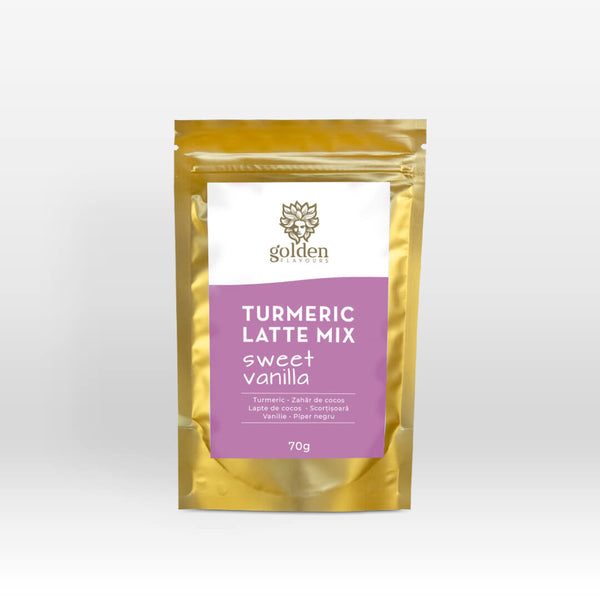 Turmeric Latte Mix Sweet Vanilla 70 g | Golden Flavours