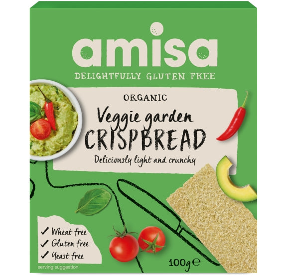 CRISPBREAD (PAINICI) VEGGIE GARDEN BIO  100G