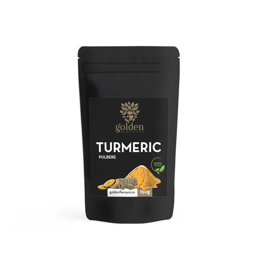 Turmeric Pulbere 100% Naturală, 150g | Golden Flavours